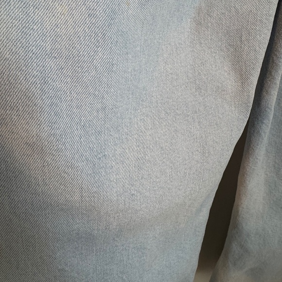 Worn Once  Petite Slim Wide- Leg jean with button fly in all-day stretch SZ 29 P - Picture 4 of 7